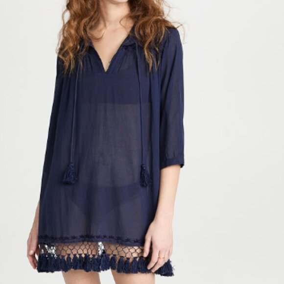 Roller Rabbit Lucknow Navy Serafina Tunic XS - Picture 1 of 7